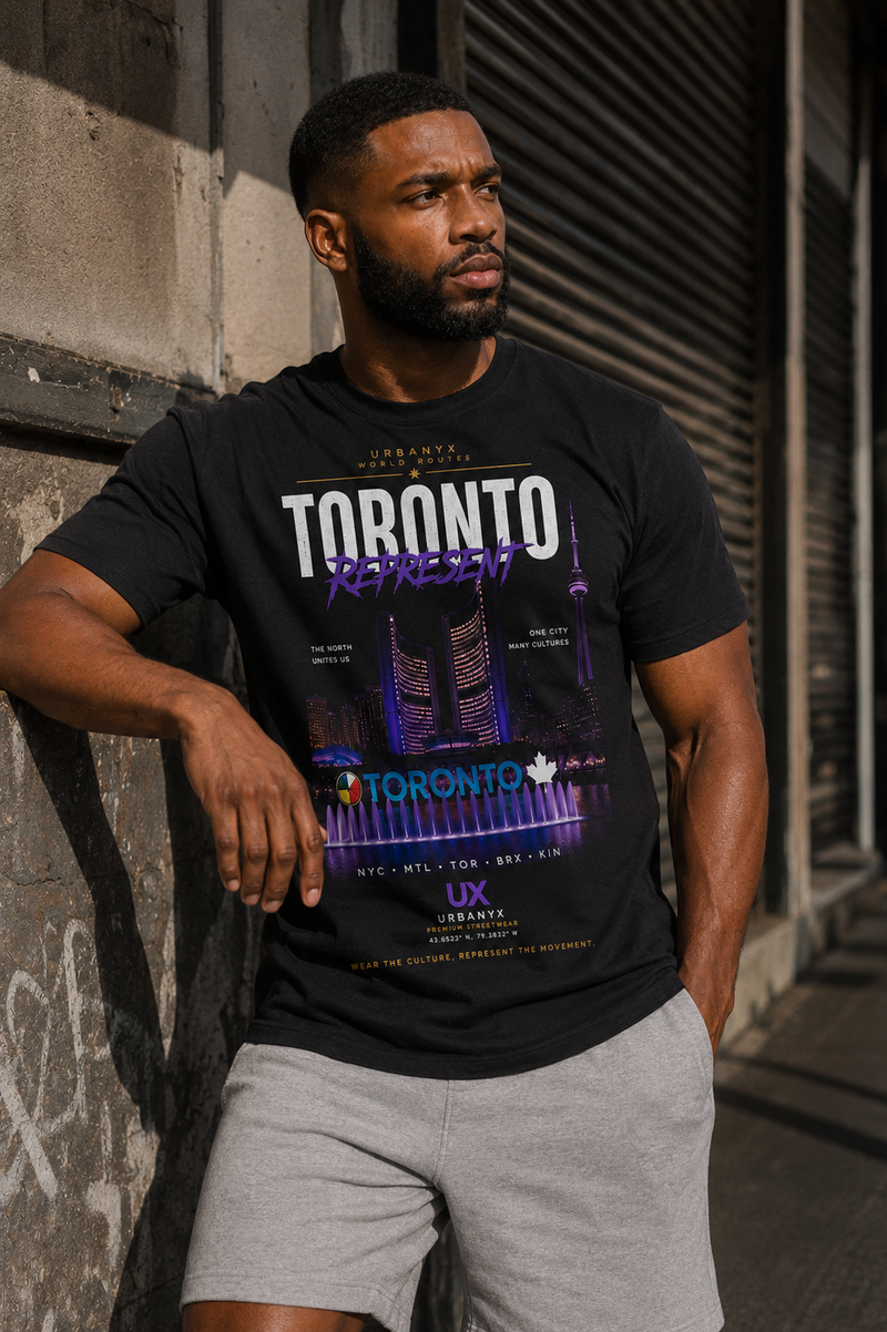 Toronto Represent Black T-shirt